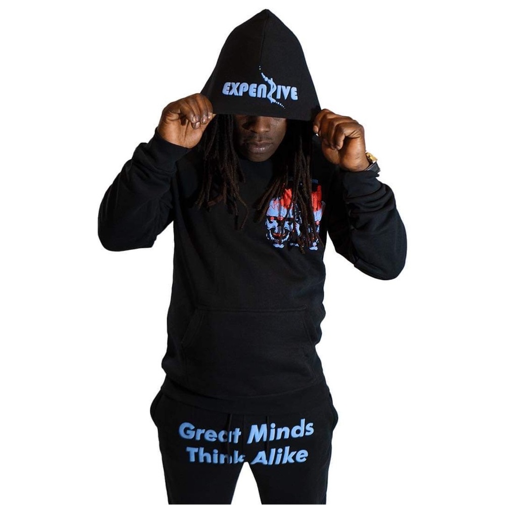 GTMA BLACK/BLUE SWEATSUIT